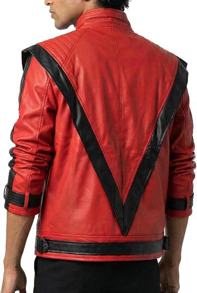 Thriller Red Leather Jacket