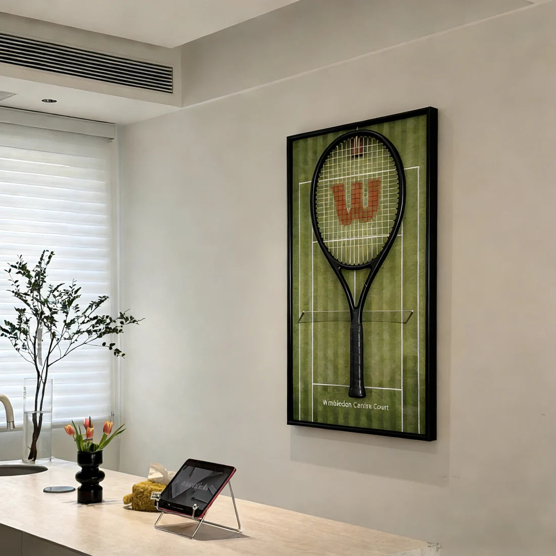 Tennis Racket Display Frame